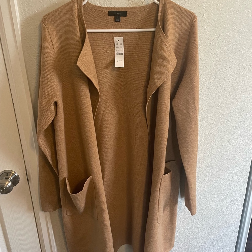 J. Crew Juliette collarless sweater-blazer